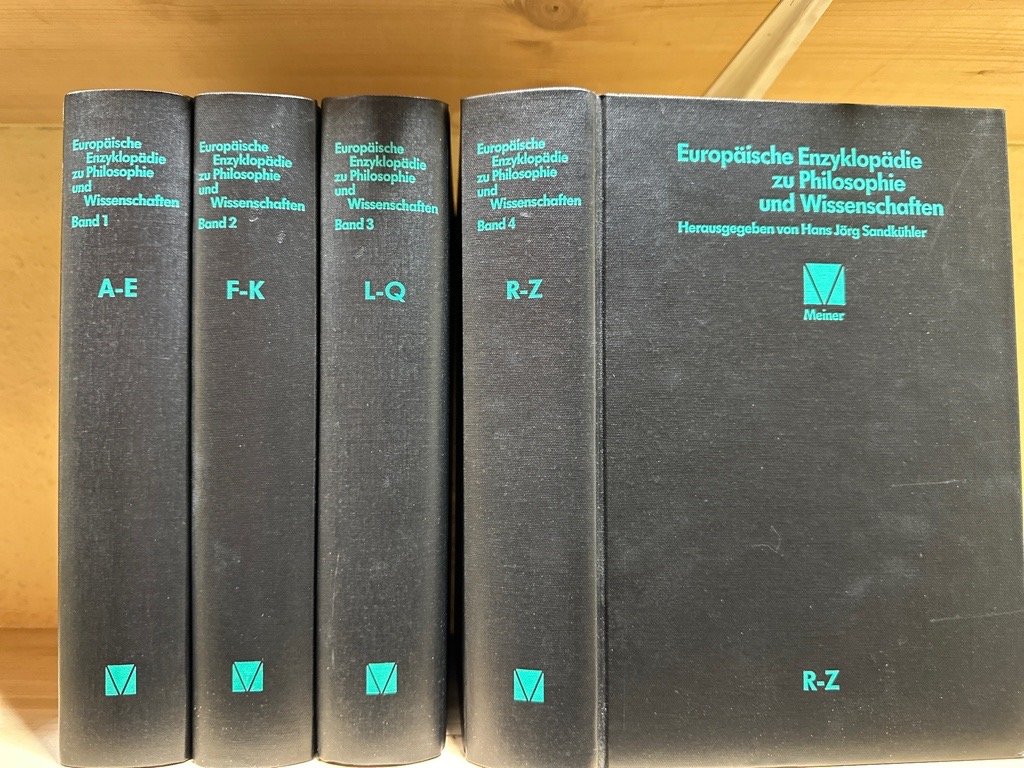 „Hans Jörg Sandkühler, Europäische Enzyklopädie zu Philosophie